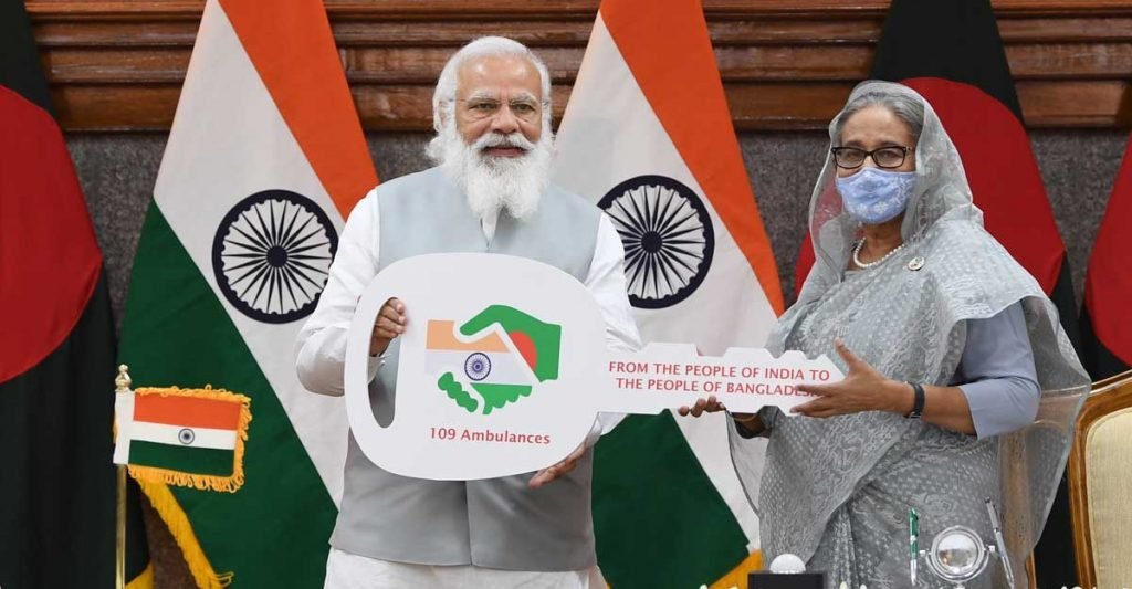অ্যাম্বুলেন্সের চাবি নিলেন প্রধানমন্ত্রী, ৫ সমঝোতা স্মারক সই
