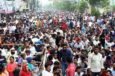 গোলাপবাগ মাঠের জনসভা পৌঁছেছে কমলাপুর