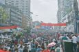 নয়াপল্টনে বিএনপি নেতাকর্মীদের ঢল