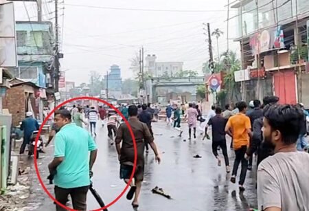 শর্টগান হাতে শিক্ষার্থীদের ধাওয়া করলেন চেয়ারম্যানের গাড়িচালক